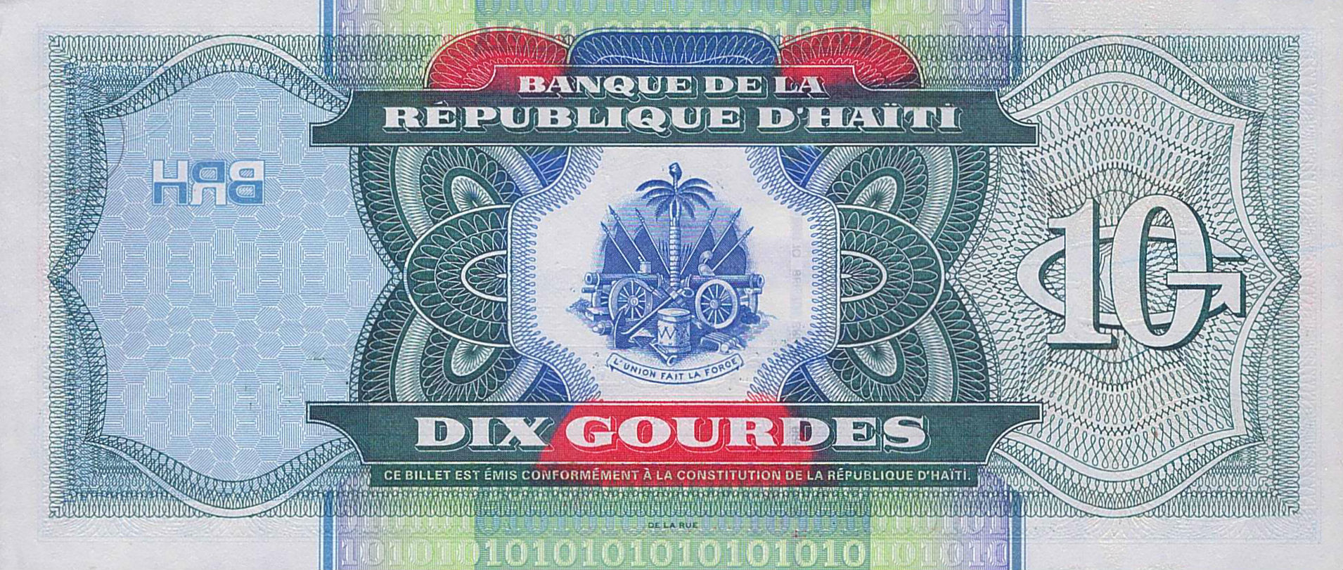 Haiti 10 2000 UNC P-265/a